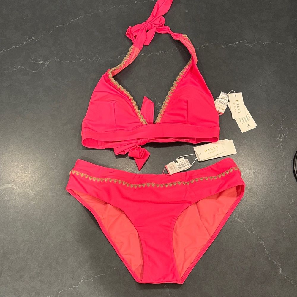 Milly Crochet Halter Bikini